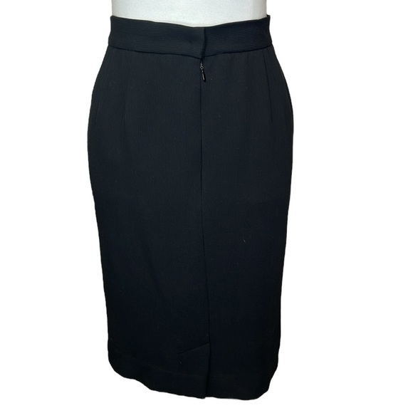 Emanuel Ungaro Textured Skirt Black - Picture 3 of 5